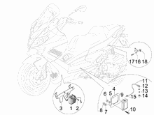 Spannungsreglerern - Elektronisches Steuergerern - Zündspule