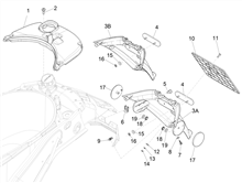 Hinterabdeckung - Kotflügellappen