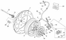 Hinterrad trommelbremse