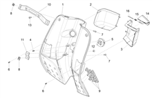 Vorderes Handschuhfach  - Schild-Rückseite