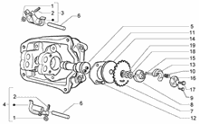 Einheit Zylinder-Kolben-Kolbenbolzen