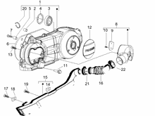 Kurbelwelledeckel - Kühlung kurbelgehäuse
