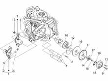 Schwinghebelhalterung