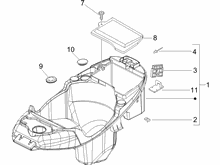 Schutzhelmgehäuse - Untersitz