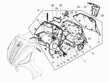 Vorderes Handschuhfach  - Schild-Rückseite