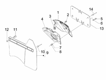 Hinterabdeckung - Kotflügellappen