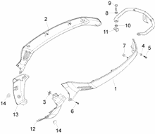 Seitenabdeckung - Spoiler