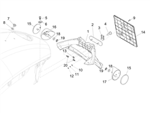 Hinterabdeckung - Kotflügellappen