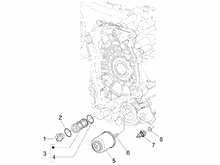 Schwungraddeckel - Ölfilter