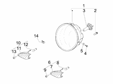 Vorderleuchten - Blinkleuchten