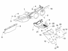 Hinterabdeckung - Kotflügellappen