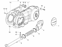 Kurbelwelledeckel - Kühlung kurbelgehäuse