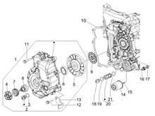Schwungraddeckel - Ölfilter