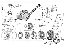 Clutch with plate spring - Separated lubrication device