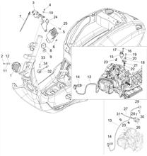 Spannungsreglerern - Elektronisches Steuergerern - Zündspule