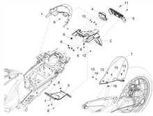 Hinteres schutzblech