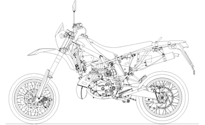 MX 125 SuperMotard 2004-2006