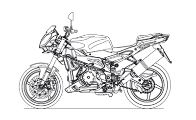 RSV Tuono V2 1000 NOABS 2006-2009 (APAC, EMEA, NAFTA)
