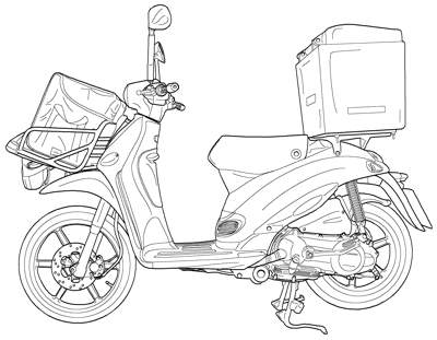 Liberty 125 La Poste